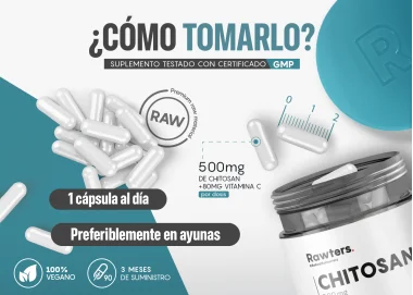 Chitosan 500mg - Bloqueador Grasas Quitosano