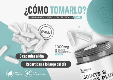 Fórmula Salud Huesos + Articulaciones - Glucosamina, Condroitina, MSM